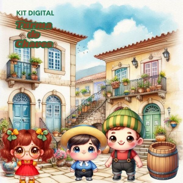 Kit Digital Turma do Chaves Cute - Imagem 3