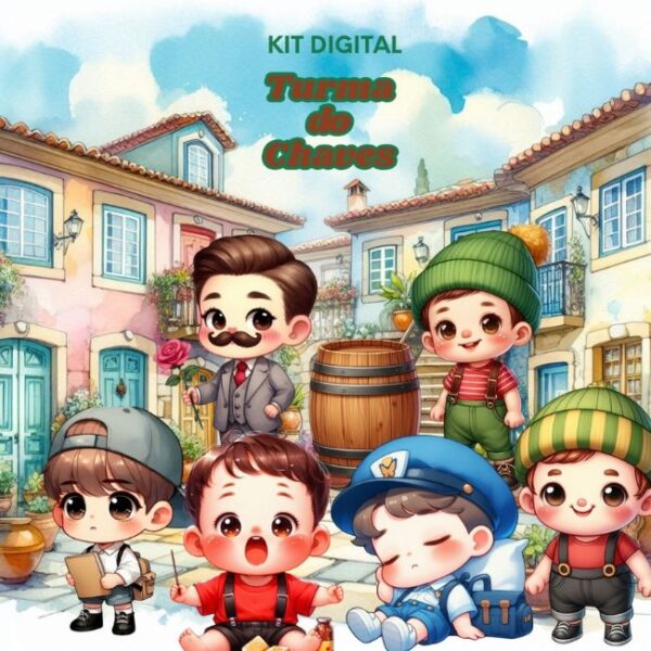Kit Digital Turma do Chaves Cute - Imagem 5