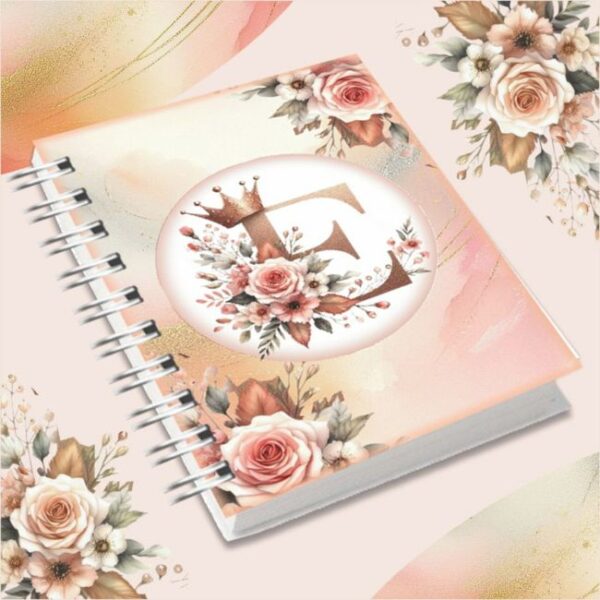 Kit Digital Capas Alfabeto Floral Realeza