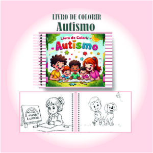 Arquivo Digital Livro de Colorir Autismo Fofo