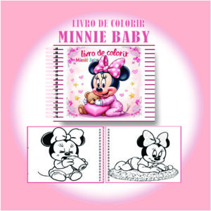 Arquivo Digital Livro de Colorir Minnie Baby
