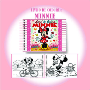 Arquivo Digital Livro de Colorir Minnie