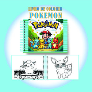 Arquivo Digital Livro de Colorir Pokémon