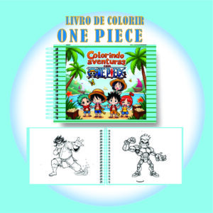 Arquivo Digital Livro de Colorir One Piece