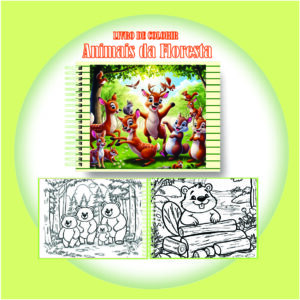 Arquivo Digital: Livro de Colorir Animais da Floresta