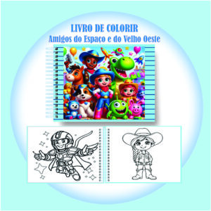 Arquivo Digital Livro de Colorir Velho Oeste