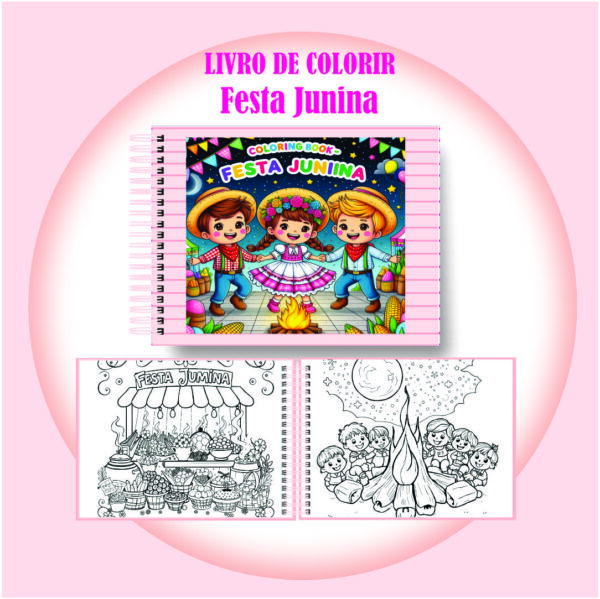 Arquivo Digital Livro de Colorir Festa Junina