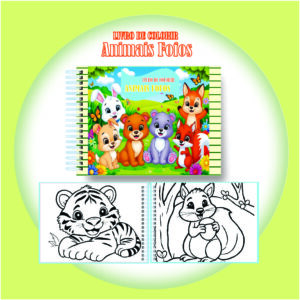Arquivo Digital Livro de Colorir Animais Fofos