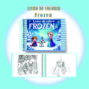 Arquivo Digital Livro de Colorir  Frozen
