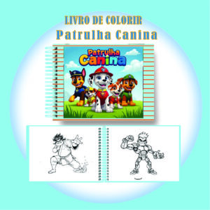 Arquivo Digital Livro de Colorir Patrulha Canina