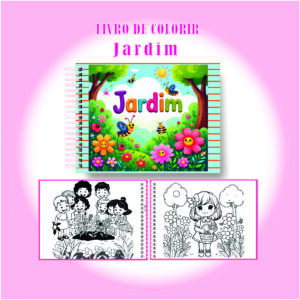 Arquivo Digital Livro de Colorir Jardim Encantado