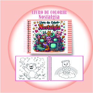 Arquivo Digital Livro de Colorir Nostalgia Divertida