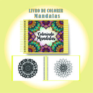 Arquivo Digital Livro de Colorir Mandalas Relaxantes