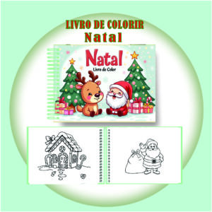 Arquivo Digital Livro de Colorir Natal