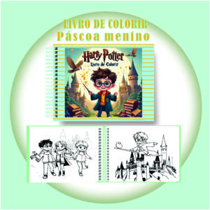 Arquivo Digital Livro de Colorir Harry Potter Mágico