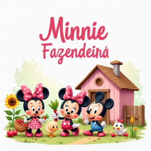 Arquivo Digital, Kit Digital Minnie Fazendeira