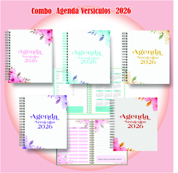 Arquivo Digital Combo  Agendas de Versículos 2026