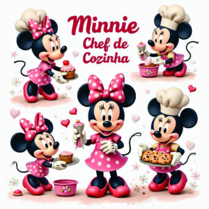 Arquivo Digital, Kit Digital Minnie Chef de Cozinha