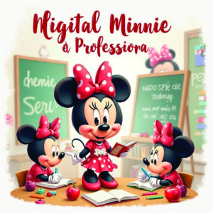 Arquivo Digital, Kit Digital Minnie Professora 3D