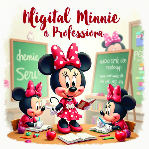 Arquivo Digital, Kit Digital Minnie Professora 3D