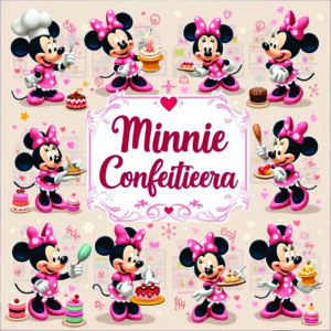 Arquivo Digital, Kit Digital Minnie Confeiteira