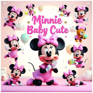 Arquivo Digital, Kit Digital Minnie Baby Cute