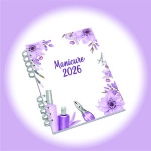 Arquivo Digital Agendamento Lilás Claro Manicure 2026