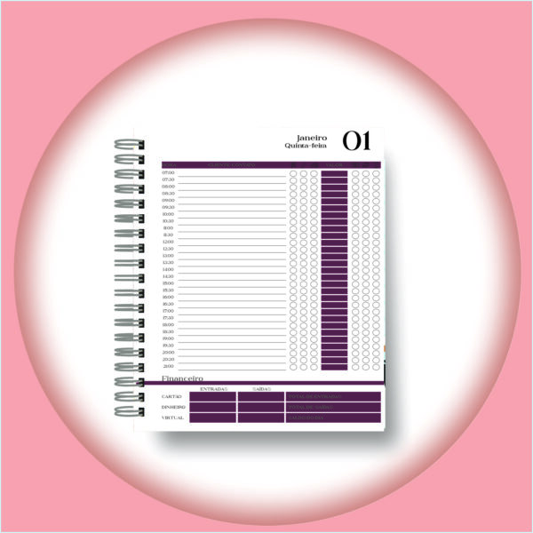 Arquivo Digital Agendamento Marsala Manicure 2026 - Imagem 2