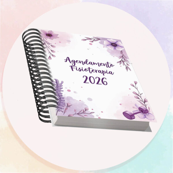 Arquivo Digital Agendamento Fisioterapia 2026 Lilás