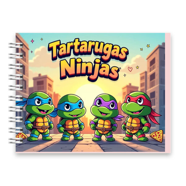 Arquivo Digital Livro de Colorir  Tartarugas Ninjas