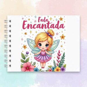 Arquivo Digital  Livro de Colorir Fada Encantada