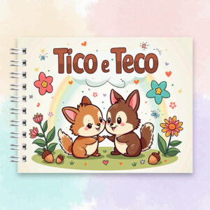 Arquivo Digital Livro de Colorir  Tico e Teco