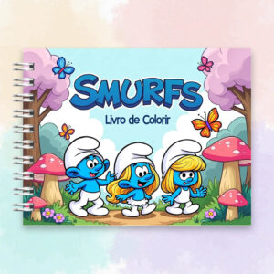 Arquivo Digital Livro de Colorir  Smurfs